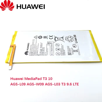 Huawei MediaPad T3 10 AGS-L09 AGS-W09 AGS-L03 T3 9 6 LTE 100 oryginalny wysokiej jakości bateria + numer śledzenia + dostawa do domu tanie i dobre opinie CN (pochodzenie) 3500mAh-5000mAh kob-l09 K0B L09 KOB-W09 K0B WO9 KOB LO9