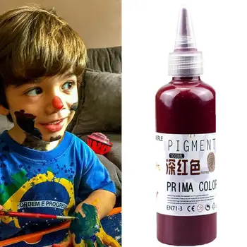 

100ml Washable Acrylic Paint Figure Painting Paint Drawing Art Paint Learner Children Tool Professional T8P6