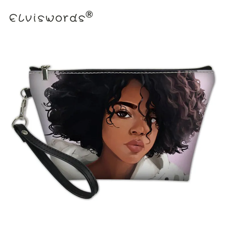 Косметичка африканская Дашики Make Up Case Nation style Женская сумка для макияжа функциональная косметичка для девочек Красота Девушка женский - Цвет: Светло-зеленый