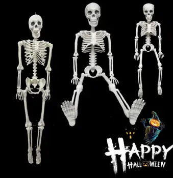 

10Pcs/lot Halloween Photography Prop Skeleton Full Size Skull Hand Body Anatomy Model Halloween Party Decoration