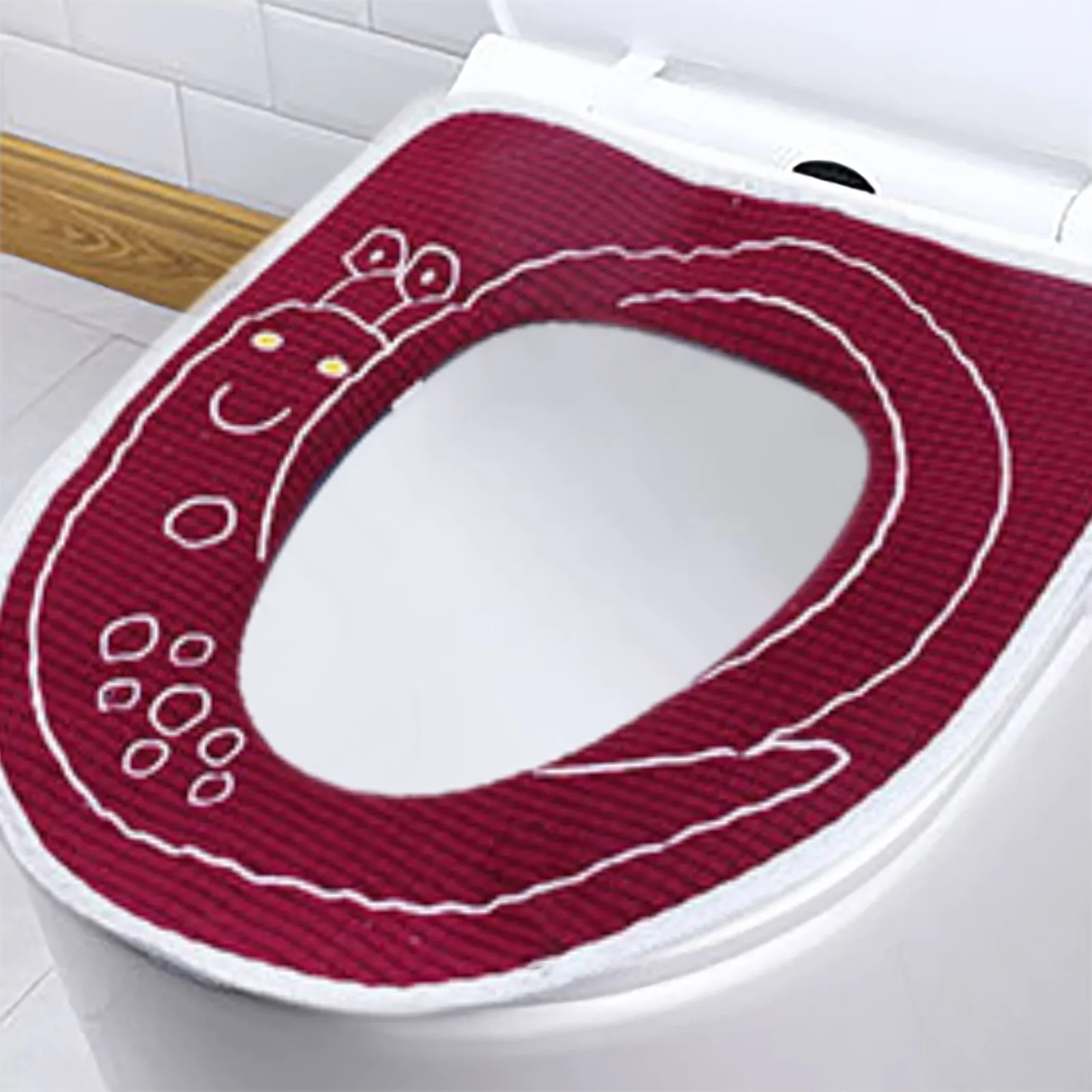 Thickened Toilet Cushion Winter Soft Washable Common Nordic Seat Pads Household Bathroom Lavatory Cover Set Pedestal | Дом и сад