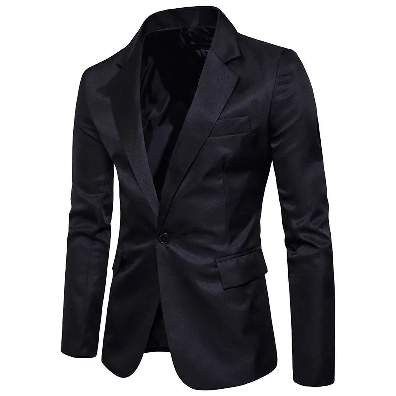 Autumn Winter Slim Fit Blazer Mens Wedding Party Suits Fashion Casual Solid Jacket Coat blazer masculino - Цвет: 5