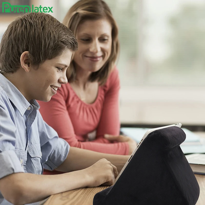 Purenlatex чтение кронштейн мягкая подушка IPad Телефон Подушка Lap подставка используется на кровать стол автомобиль диван Lap пол с несколькими углами мягкая подушка