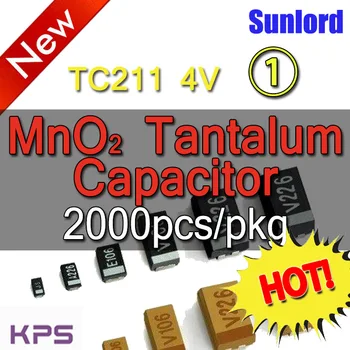 

TC211 4V Chip Solid MnO2 Tantalum Capacitors Communication Consumer electronics Instruments Medical 5G Industrial