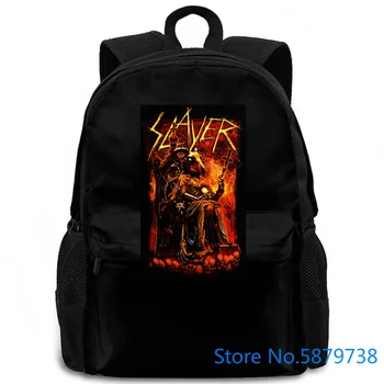 

Authentic SLAYER Band RIB Goat Thrash Metal M L NEW Print Different Colours women men backpack laptop travel school adult