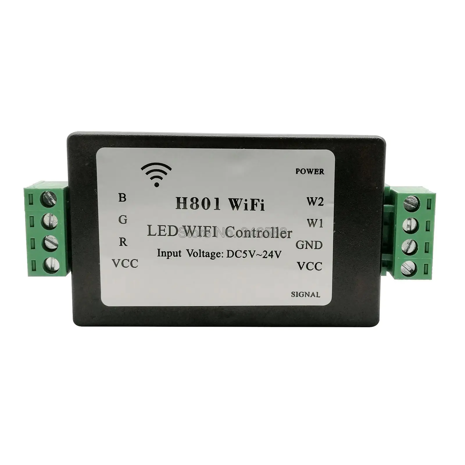 H801 WiFi RGBW светодиодный контроллер H801WiFi Светодиодная лента управления; DC5-24V вход; 4CH* 4A выход Android Phone APP WLAN маршрутизатор управления