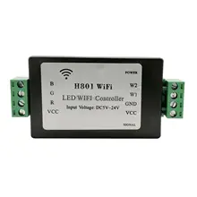 H801 WiFi RGBW светодиодный контроллер H801WiFi Светодиодная лента управления; DC5-24V вход; 4CH* 4A выход Android Phone APP WLAN маршрутизатор управления