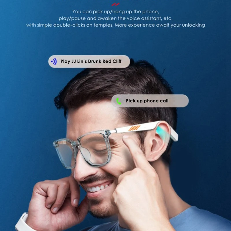 H2-C Smart Bluetooth Glasses Sports Myopia