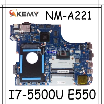 

NM-A221 motherboard For Lenovo Thinkpad E550 laptop motherboard I7-5500u mainboard Test original motherboard PM