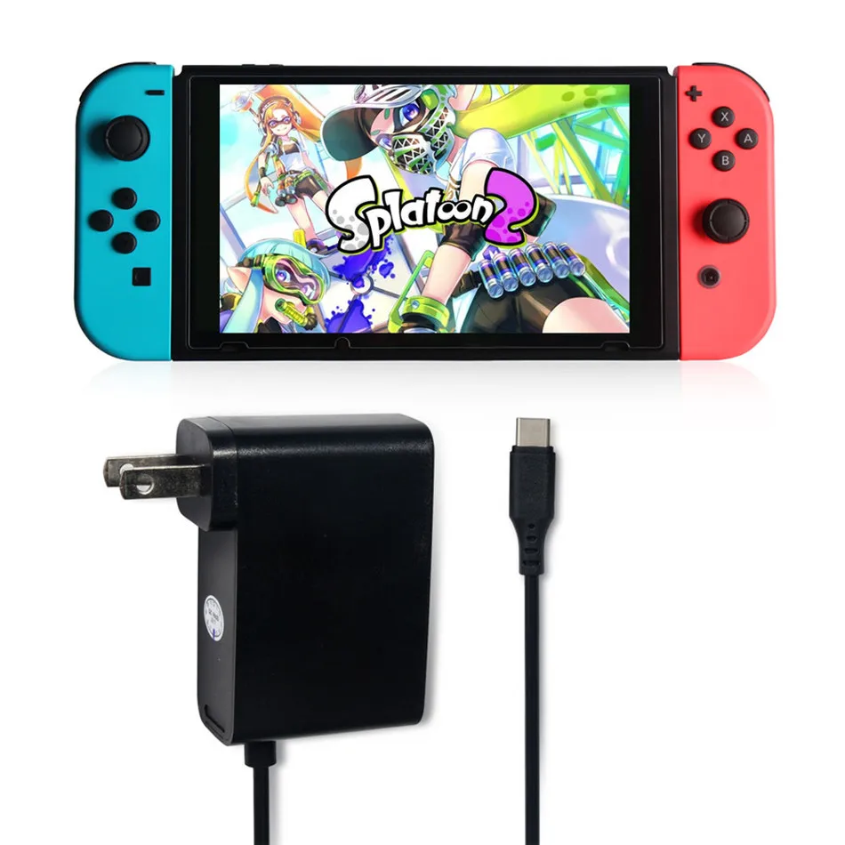 Зарядное устройство с адаптером переменного тока для Nintendo Type C зарядное