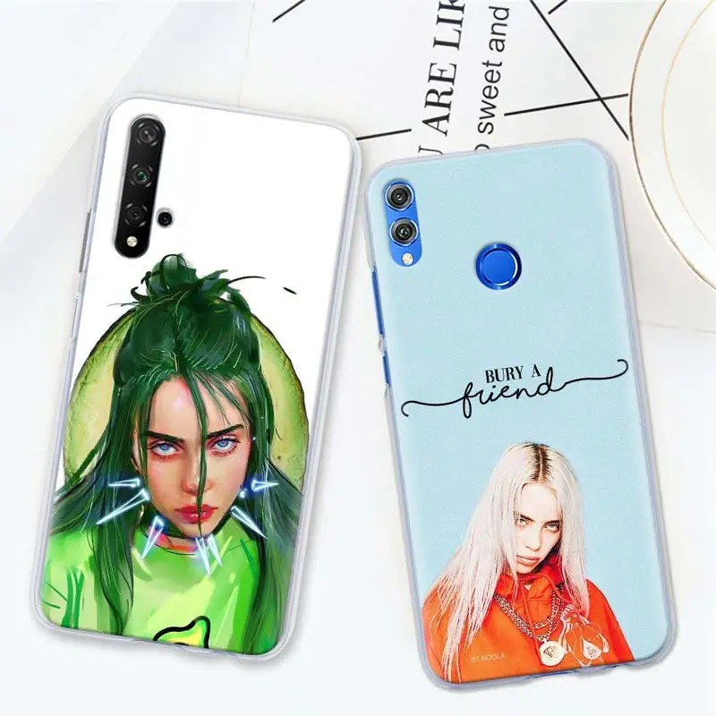 Billie Eilish Халид чехол для Honor 20 Pro 10 20 Lite 20i Honor 8X 9X 8A Pro 8C 8 секунд воспроизведение 3e Твердый чехол-накладка для телефона чехол
