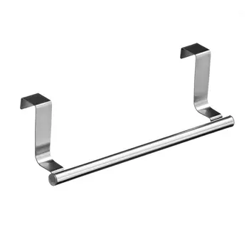 

Multi-purpose Stainless Steel Single Towel Rack Creative Practical Door Back Rag Hanging Rack Towel Bar