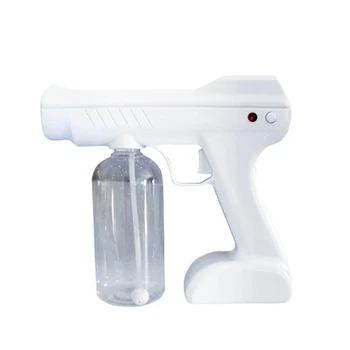 

1PC Electrostatic Sprayer Fogger Machine Handheld Rechargeable Mist Maker with Blue Light for School Home Public Places LBSh