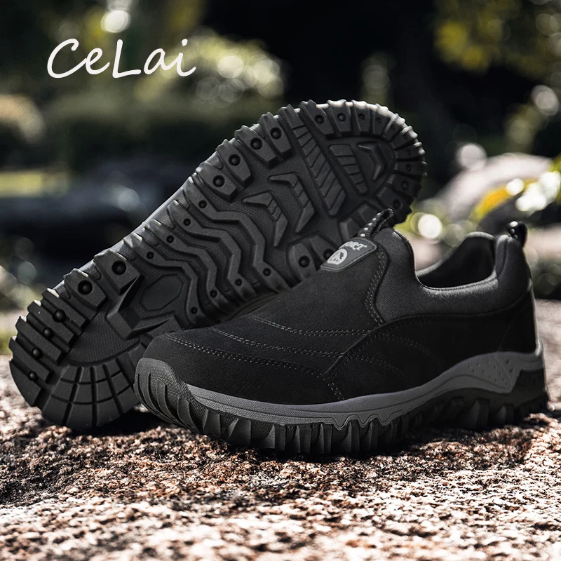 

Hot Sale Men Shoes Loafers Couple Plus Size Hiking Sneakers Mens Autumn Non-slip Casual Lazy Shoes Comfortable Chaussure NA02