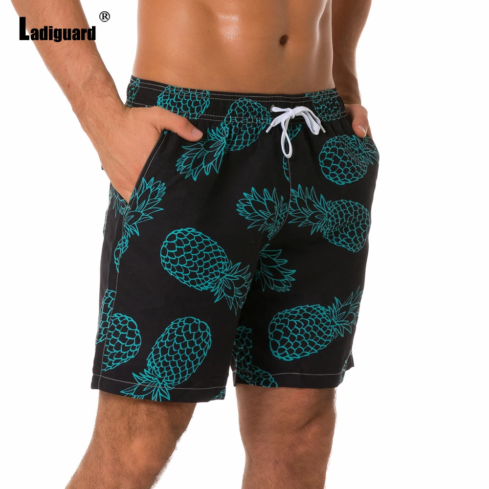 smart casual shorts Samlona Men Fashion Leisure Printed Shorts 2022 Summer New Sexy Drawstring Shorts Male Casual Pockets Design Beach Short Pants best casual shorts for men