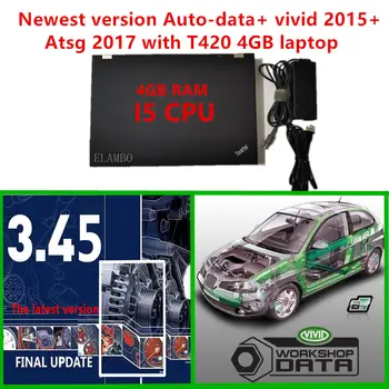 

2020 hot Auto-data software Vivid 2015 Atsg 2017 install well in Lenovo T420 I5 CPU 4GB laptop Designed for most European cars