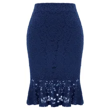 Облегающие Женские юбки в винтажном ретро стиле с цветочным кружевом, облегающая юбка-карандаш, юбка-карандаш, элегантная офисная юбка для свадьбы, вечеринки, работы, OL