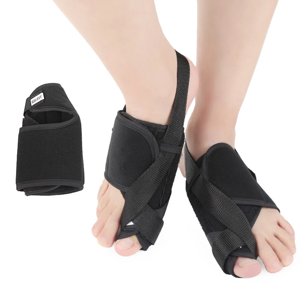 

Black Bunion Corrector Splint and Relief Nighttime Big Toe Straightener Separator