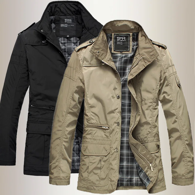 

Men'S Wear Spring And Autumn New Style MEN'S Jacket Urban Fashion Stand Collar Jacket Thin Jacket Men's