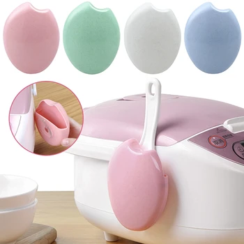 

Kitchen Spoon Sucker Electric Rice Cooker Rice Spoon Hanger Without Perforation white