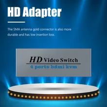 KVM Switch – Interface personnalisée, compatible HDMI, partage d'un moniteur, clavier, souris, imprimante, commutateur KVM