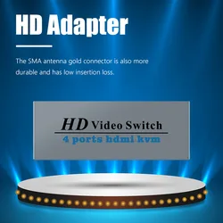 KVM Switch – Interface personnalisée, compatible HDMI, partage d'un moniteur, clavier, souris, imprimante, commutateur KVM 