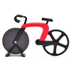 Cortador de Pizza para bicicleta ruedas de corte antiadherentes de acero inoxidable soporte de exhibici n
