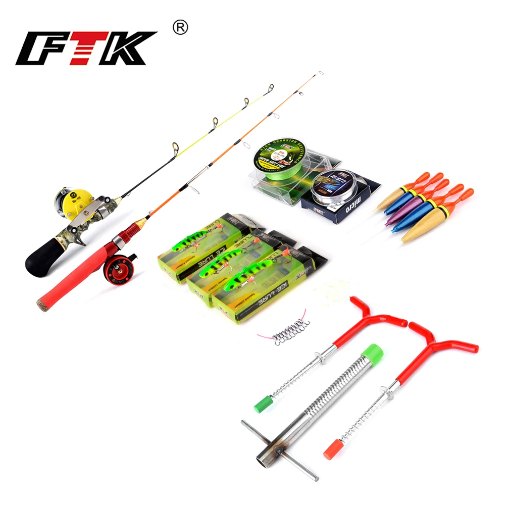 FTK удочка для зимней подледной рыбалки с катушкой рыбалки|ice fishing rod|fishing rodice rod |