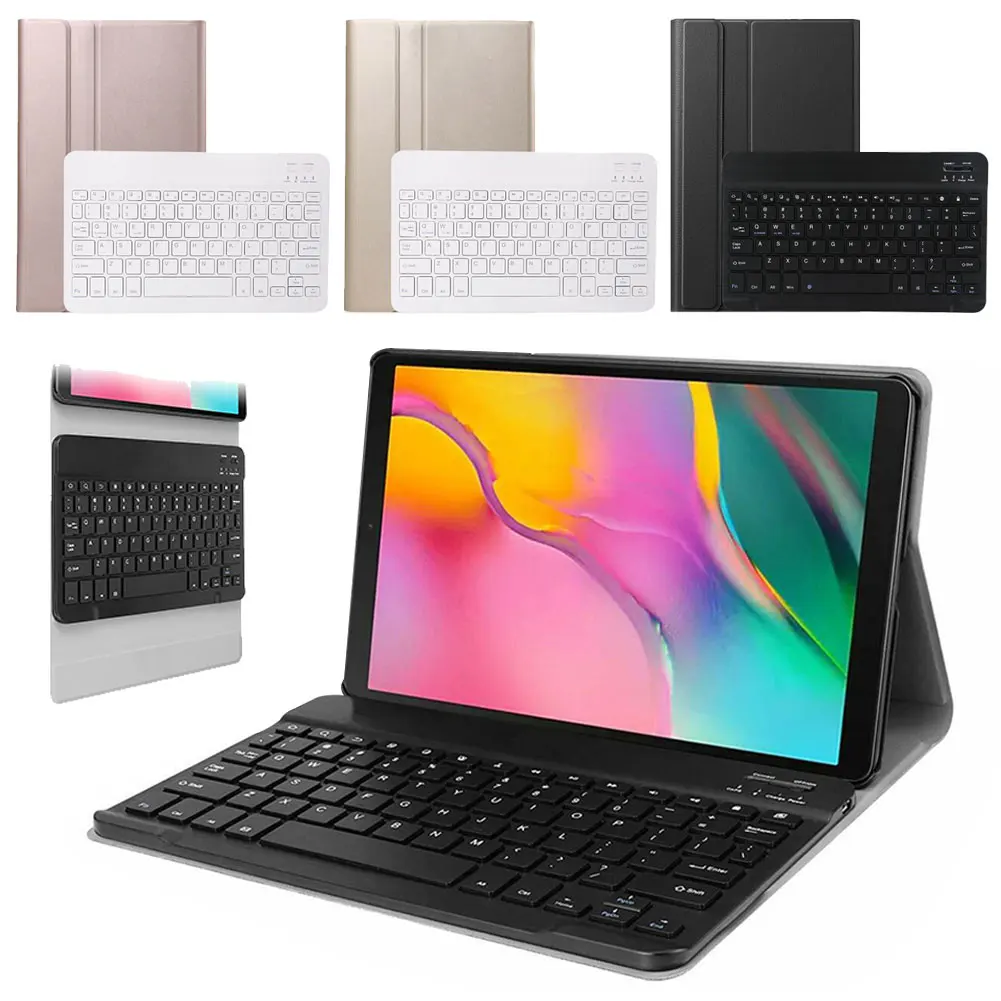 Чехол с клавиатурой Bluetooth для samsung Galaxy Tab S6, 10,5 дюймов, SM-T860, SM-T865,, чехол из искусственной кожи, беспроводная клавиатура, чехол для планшета