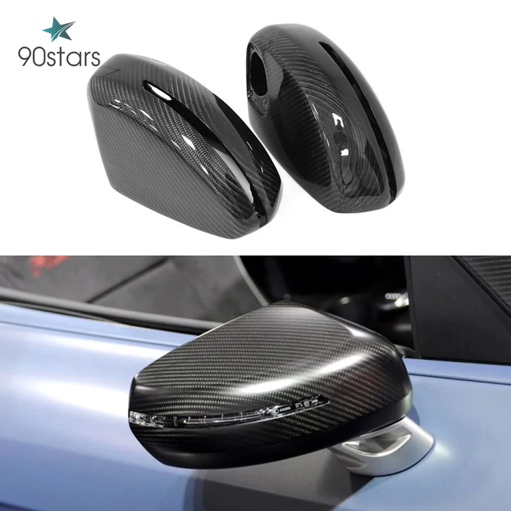 Углеродное волокно крышка зеркала заднего вида для Audi R8 TT стайлинга автомобилей