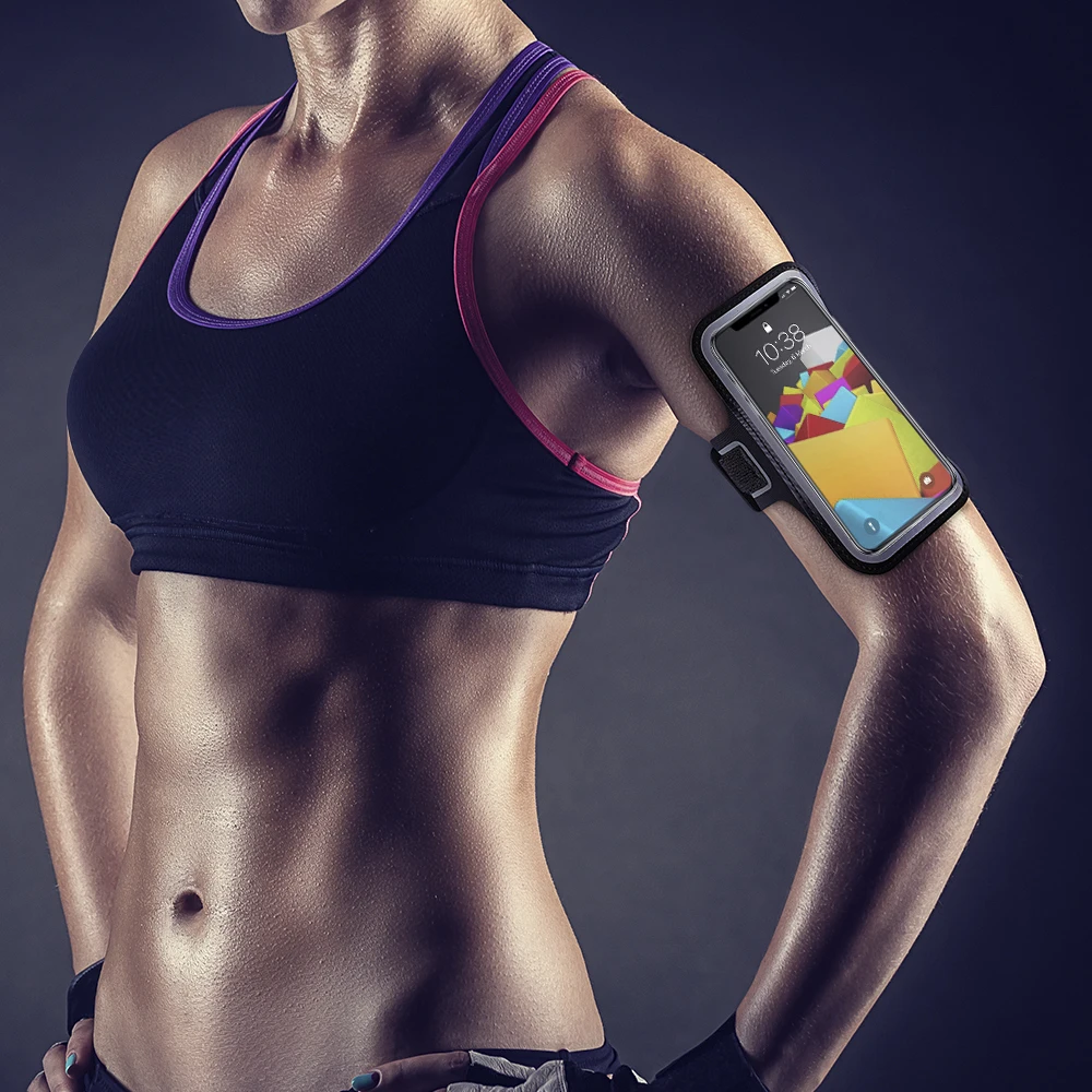 Mpow MSA4 Phone Armband Case For iphone 7 Sport Running Sweatproof Armband Case Key Holder For iPhone X 8 7 Huawei Samsung S5 (5)