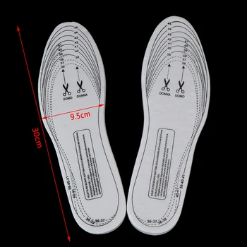 

1Pair Breathable Sweat Absorbing Comfortable Shock Sport Shoes Pad Cotton Thin Insole 30*9.5*0.8cm