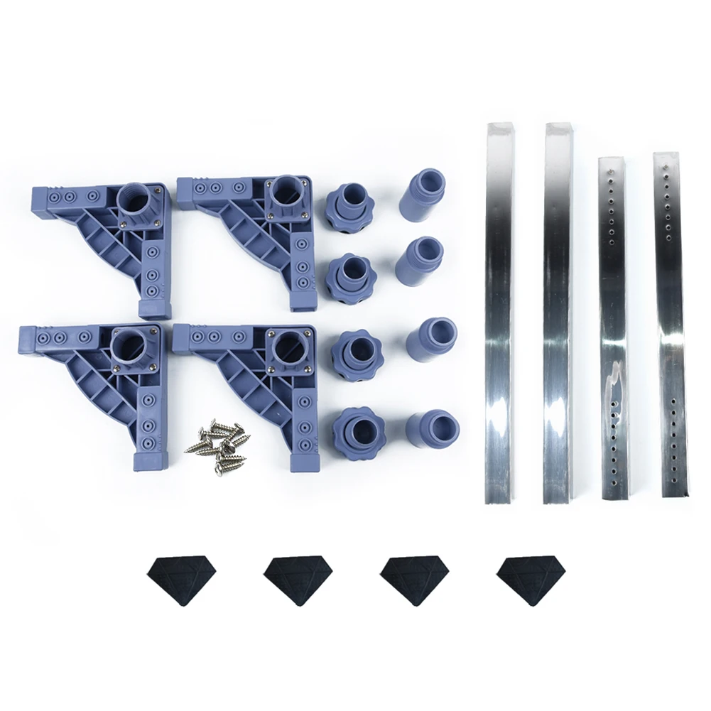 

ADJUSTABLE UNDERCARRIAGE BRACKET BASE STAND FOR WASHING/MACHINE REFRIGERATOR