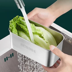 Stainless Steel Kitchen Sink Strainers Basket Gadget Undermount Sponge Kitchen Strainers Wash Basin Cuisine Home Improvement YQ