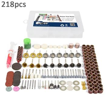 

218pcs Multifunction Tool Accessories Polishing Grinding Accessories Tools Profession Polishing Tools Kits New