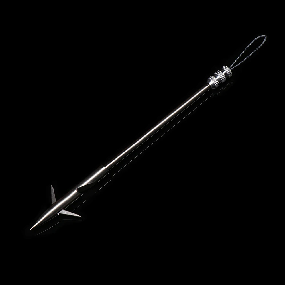 1 PC Durable 146/158mm Silver Stainless Steel Arrow Head Fish Darts for Fishing Catapult Hunting Slingshot Fishing Accessories