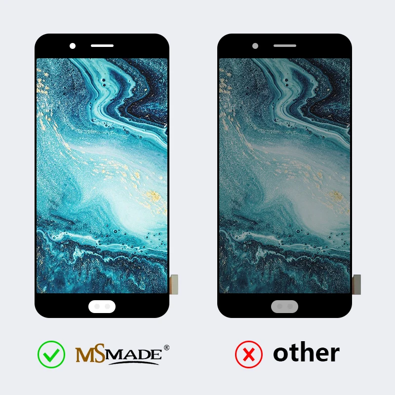 Для OPPO R11 Plus ЖК сенсорный экран дигитайзер дисплей запасные части для сборки с рамкой для OPPO R11 Plus ЖК