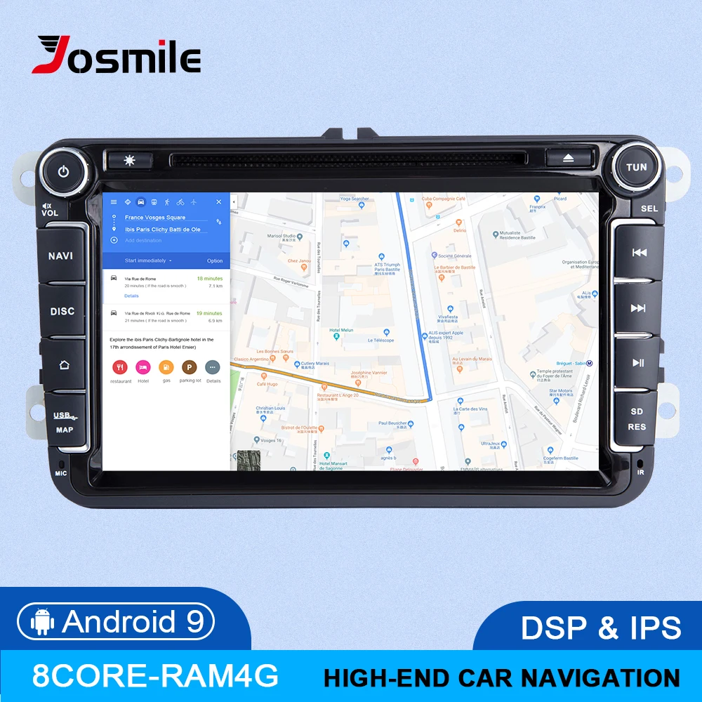 Ips DSP 64 Гб 2 din Android 9,0 Автомобильный мультимедийный для быстрого Yeti VW passat b6 golf 4 5 6 polo tiguan Seat Altea Amarok Toledo радио