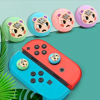 

Animal Crossing Marshal Thumb Stick Grip Cap Joystick Cover For Nintendo Switch Lite Joy-Con Controller Nintend Thumbstick Case
