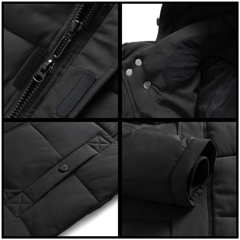 Большие размеры 8XL 7XL 6XL, Длинные парки, зимняя куртка для мужчин, новая теплая ветрозащитная Повседневная Верхняя одежда, хлопковое пальто, парки с большими карманами