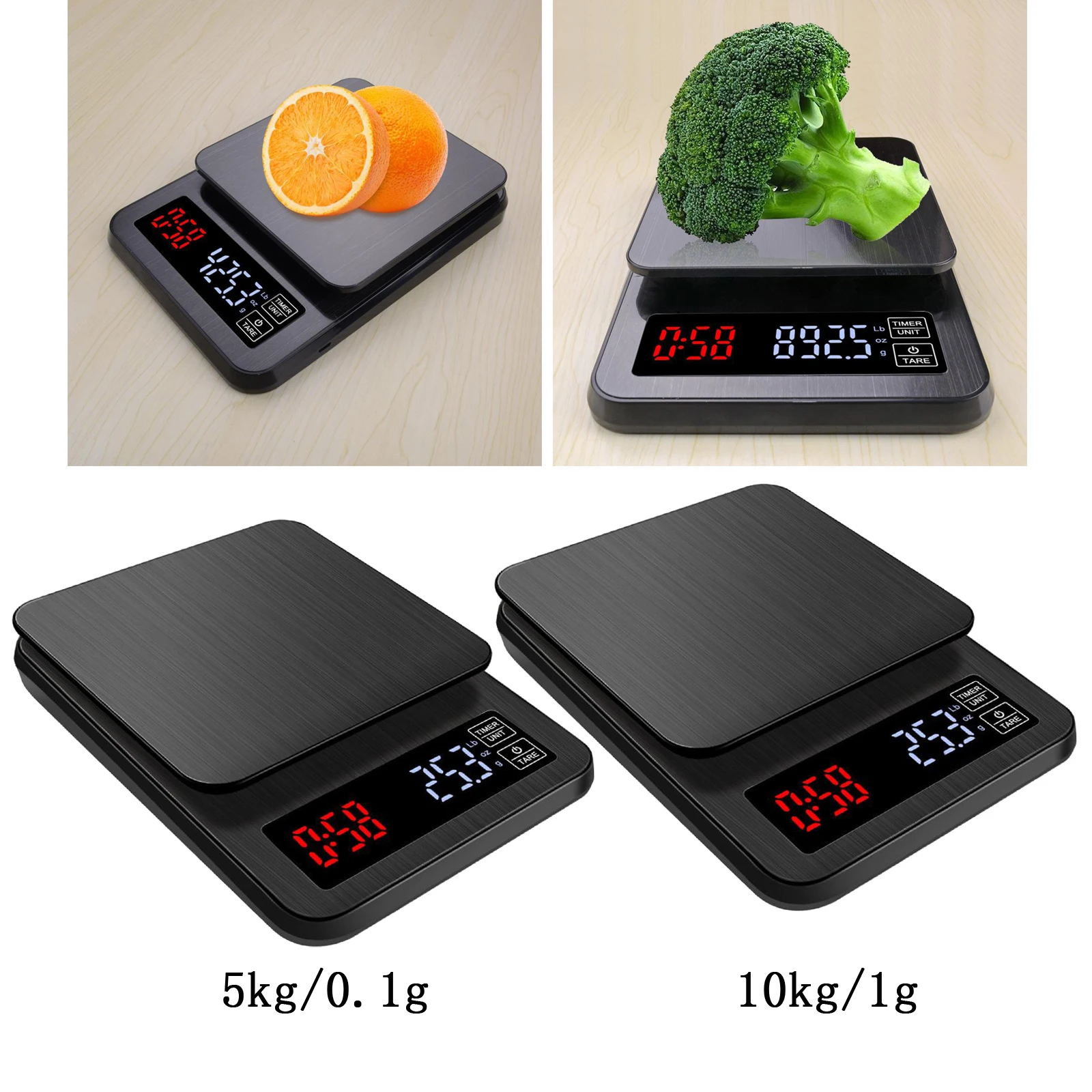 5000g/0.1g 10000g/1g Mini Small Timer Gram Scale Food Diet Jewelry Scales