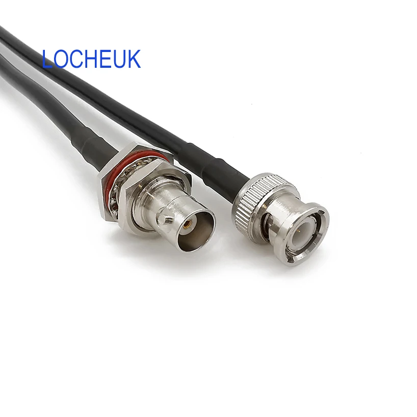 

LMR195 50 Ohm Cable BNC Male Plug to BNC Female Jack Extension Jumper RF Coaxial Wire Terminal Connector 0.5/1/2/3/5/10/15/20m