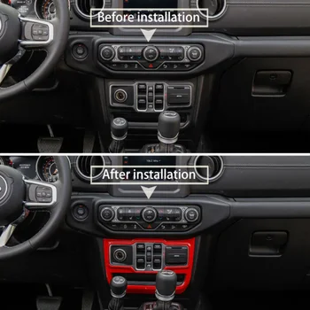 

Switch Decor Cover For Jeep Wrangler JL 2018 ABS 1pc Car Auto Vehicle New