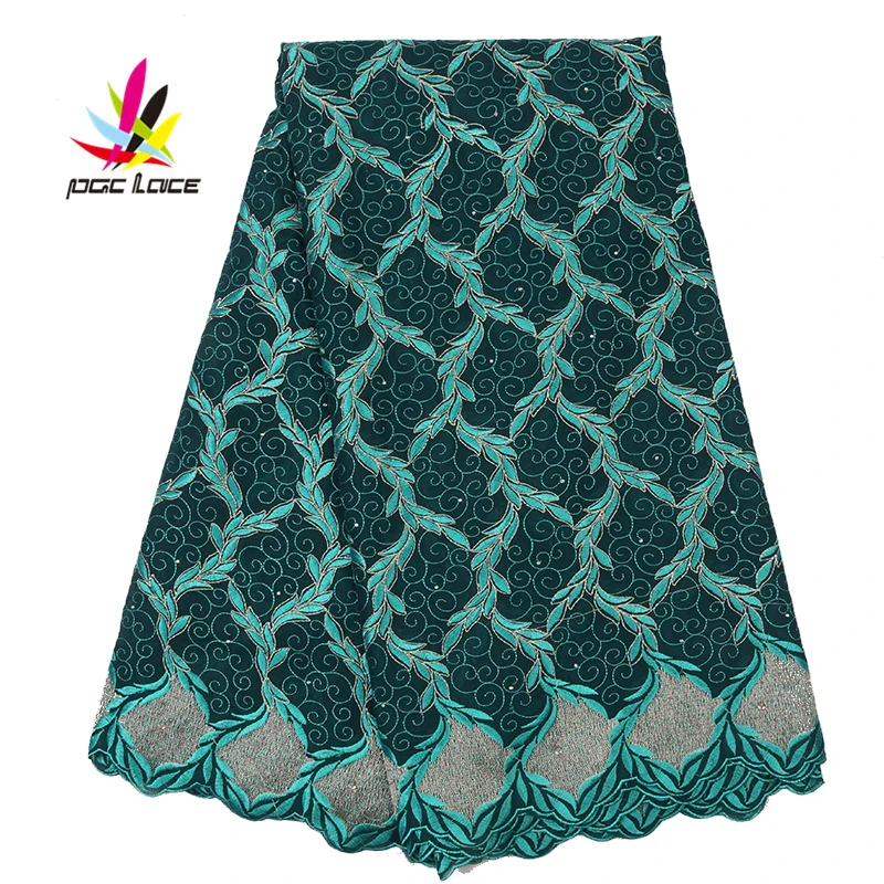 Swiss Voile Lace Fabric Dubai Embroider Flocked Embroidered Tulle Dress Women Mesh Wedding High Quality Dry AMY2766B | Дом и сад
