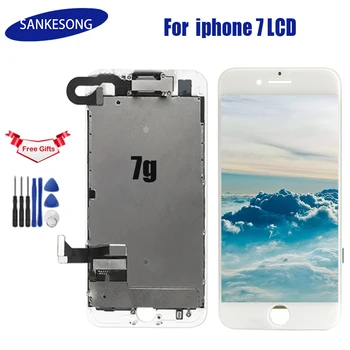 

1pcs OEM LCD For iPhone 7/ 7G Display Full Set Digitizer Assembly 3D Touch Screen Replacement + Front camera + Earphone Speaker