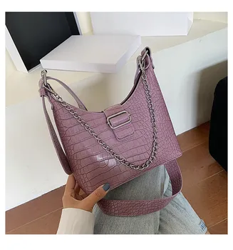 

2020 Messenger Handbags Retro Alligator Pattern Women shoulder bags Flap New PU Leather Casual Crossbody Bags for Women Bolsas