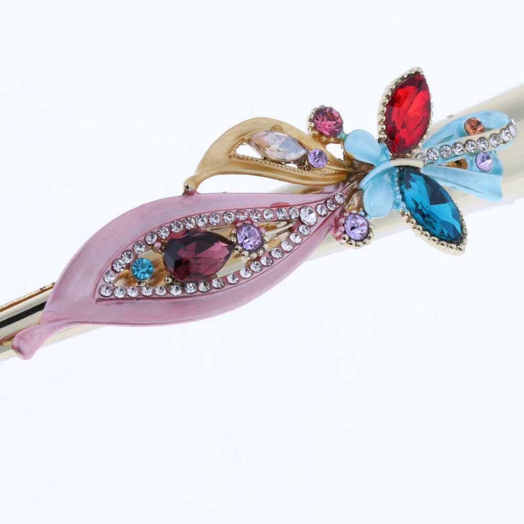 Large Rhinestones Alligator Hair Clips for Women Strong Hair Clamp Grips for Thick Hair