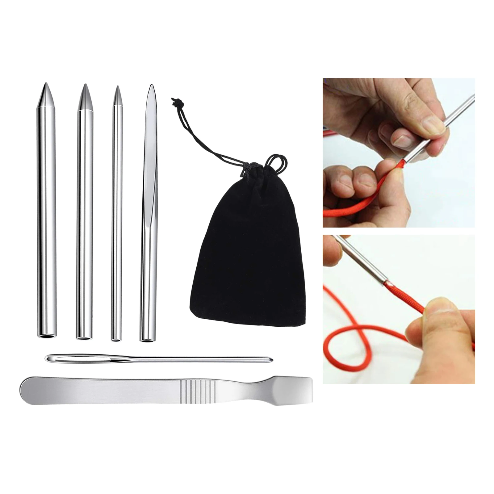 Paracord Fid Lacing Needles Set Stainless Steel Bracelet Stitching Tools  DIY Bracelet Knitting Needle 4pcs/9pcs/12pcs