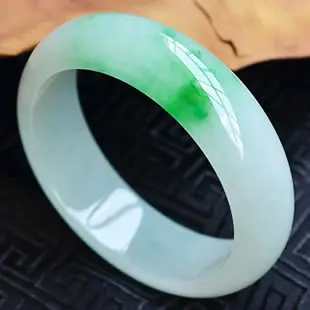 

2020 New brand natural Myanmar green jade bangle handcarved flower jadeite jade bangle real jade bracelets