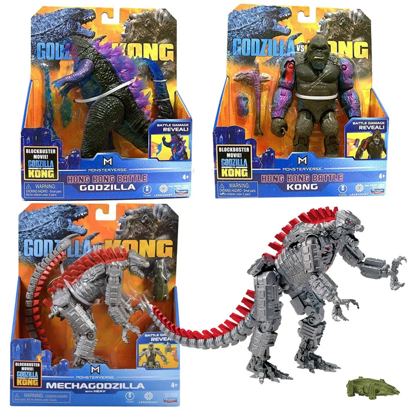 Экшн-фигурка GodAzillas из фильма Vs Kong подвижная игрушка ПВХ с подсветильник кой и